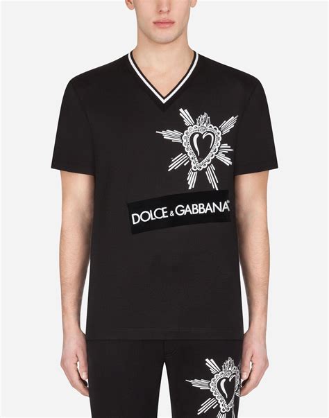 dolce gabbana mens v neck|dolce and gabbana sale men's.